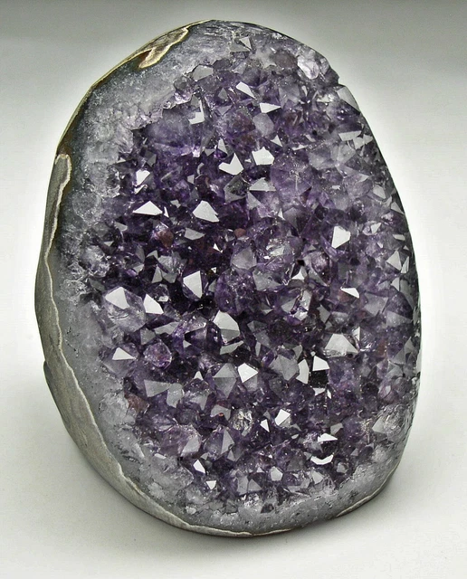 Amethyst Druse Geode + Standfläche Uruguay violett Ästhetik Dekoration 0,277kg !