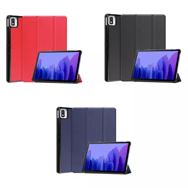 Funda Carcasa Flip Smart Cover Para Tablet Tcl Tab 10S 10.1" + Cristal A Elegir