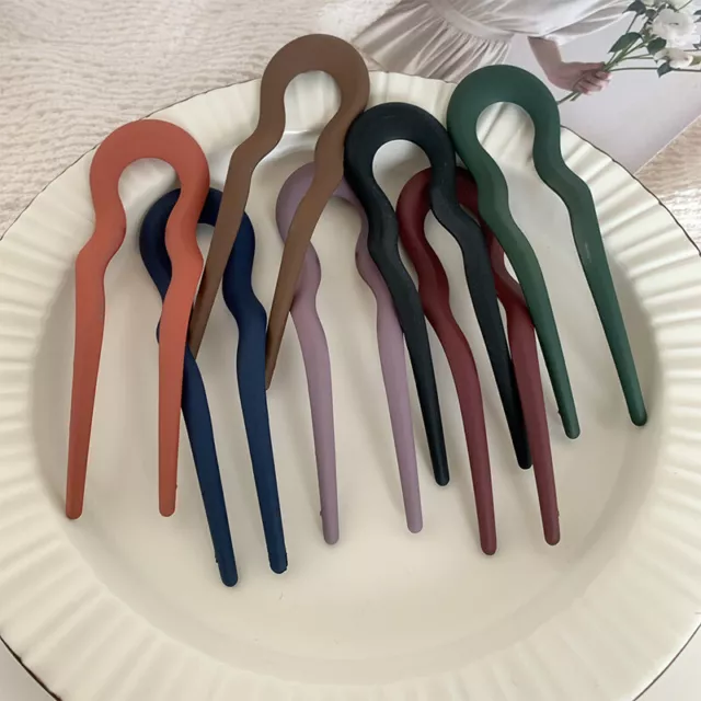 Fashion Hair Sticks Fork Hairpin Elegant Women Hair Clip Pins U Shape Girls H-il 2