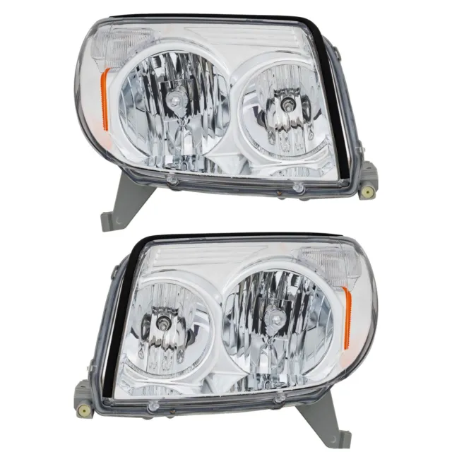 Headlight Assembly Set For 2003 2004 2005 Toyota 4Runner Left Right Side Halogen