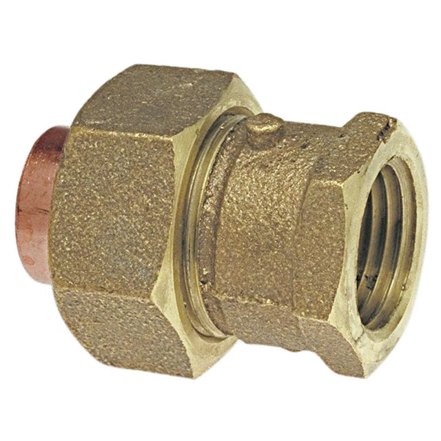 NIBCO 7333LF 3/8 Fitting Union,LL Cast Bronze,3/8",CxFNPT