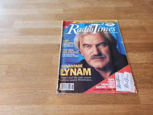 Radio Times magazine # 1991 June 29 Des Lynam cover London edition