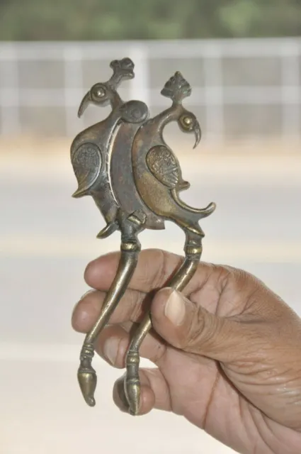 Brass Handcrafted Engraved Peacock Pair/Love Birds Betel Nut Cutter/Sarota