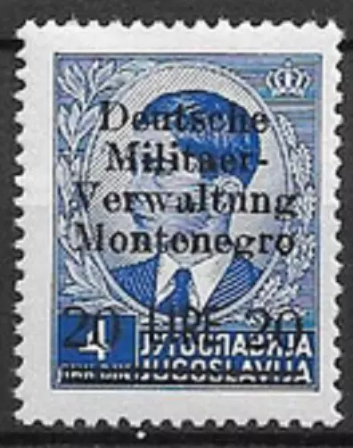 Montenegro Mi 9 postfrisch  (€ 260.--)