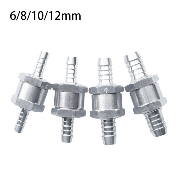 Air Soupape de Retenue Tuyau Flexible Valeur 6mm 8mm 10mm 12mm 6/8/10/12MM