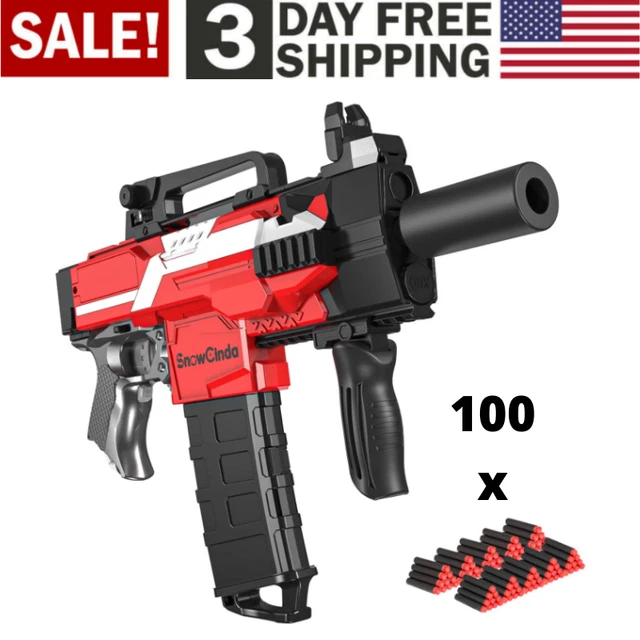 MOTORIZED FOAM DART Blaster Electric Adventure Toy Gun Automatic For