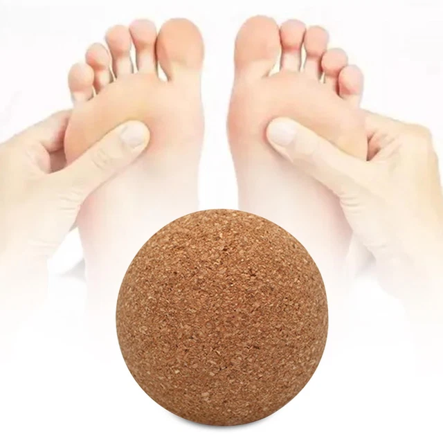Balle de massage en liège rouleau musculaire portable bas du dos pour