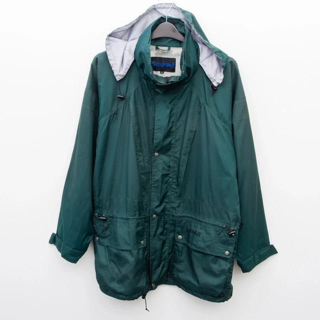 Schoffel Venturi Alabama Uomo XL Verde Cappotto Giacca All'Aperto a Vento Top