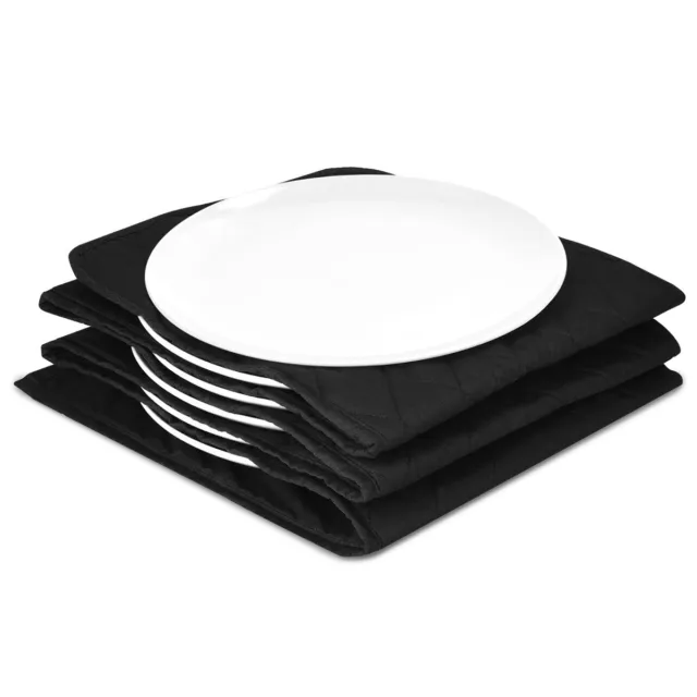 Calentador de platos eléctrico para mantener hasta x 10 plato caliente en negro