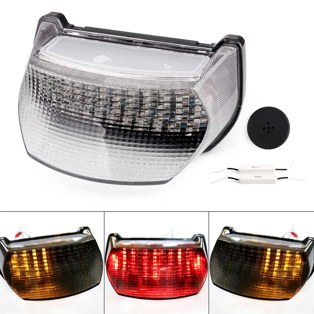 Integrated LED TailLight Turn Signals for Kawasaki Ninja ZX7R 1996-2003 Clear