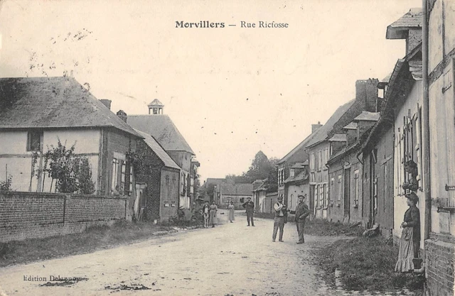 Cpa 60 Morvillers / Rue Ricfosse