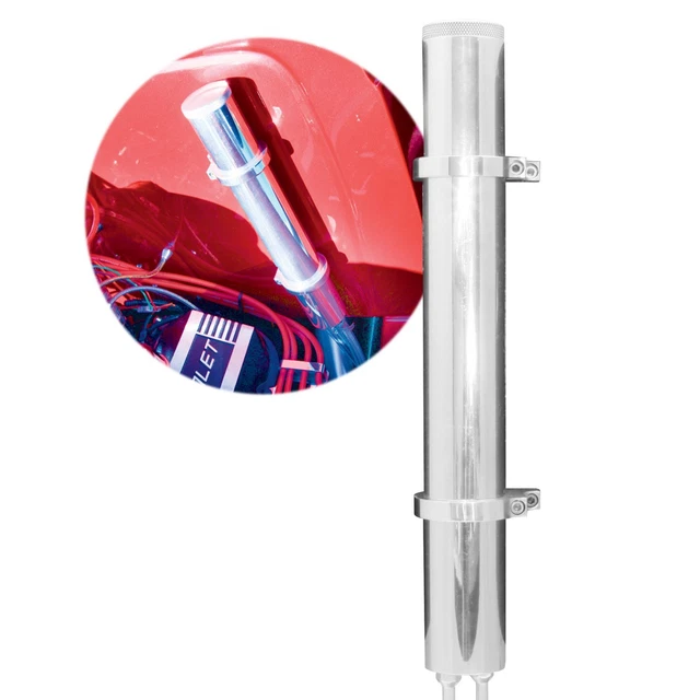 15" Polished Overflow Tank