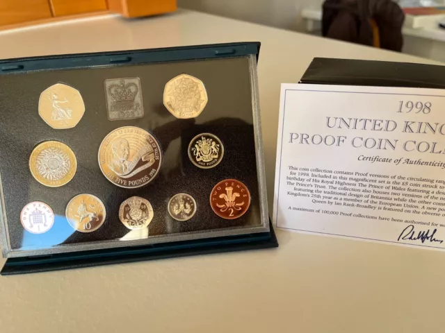 Royal mint 1998 United Kingdom proof coin collection