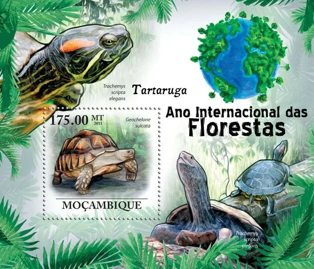 Mozambique 2011 MNH - Turtles (Fauna).   Michel: 4321 / Bl.411,  Scott: 2205