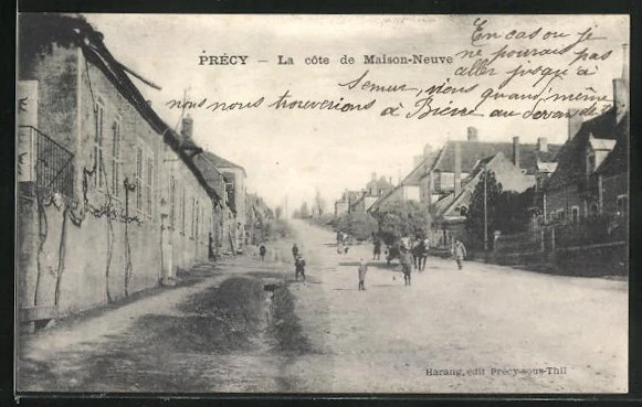 CPA Precy, La Côte de Maison-Neuve