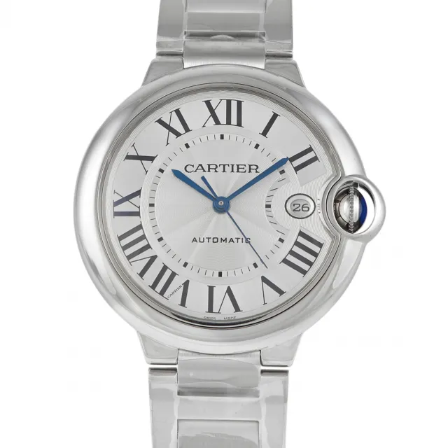 New Cartier Ballon Bleu  Stainless Steel Automatic 40 mm Silver Watch WSBB0040