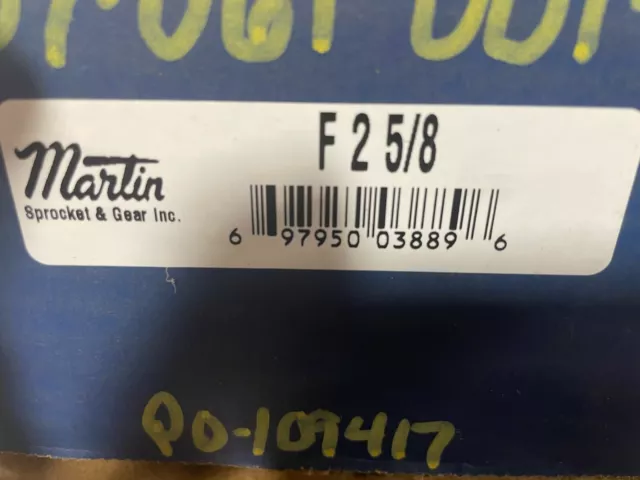 NEW IN SEALED BOX -Martin F 2 5/8 Qd Bushing 2-5/8in