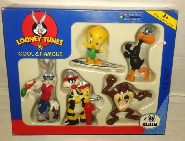 5 Figurine looney tunes titi toons taz surf bugs Bunny daffy Bd dessin animé