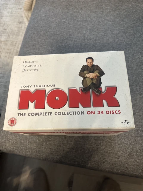 MONK: THE COMPLETE Collection DVD Box Set, Seasons 1-8, Region 2 UK ...