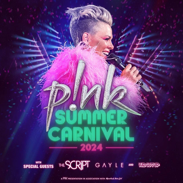 PINK SUMMER CARNIVAL 2024 Sitzplatz Mönchengladbach 21.07.2024 Ticket