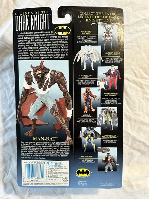 Legends Of The Dark Knight : Man-Bat Action Figure Kenner 1997 Batman 2