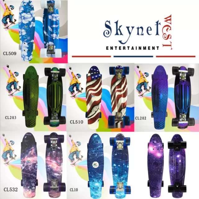 22'' 56cm New Beginners Penny Board Cruiser Skateboard Complete Set AU STOCK