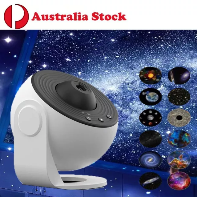 LED Galaxy Starry Night Light Projector 3D Star Sky Ocean Party Lamp Gift AU