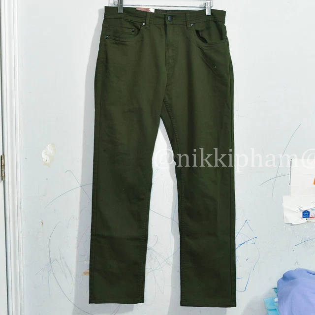 NWT Mens JACHS NEW YORK  Traveler 5-Pocket Straight Fit Pants Green