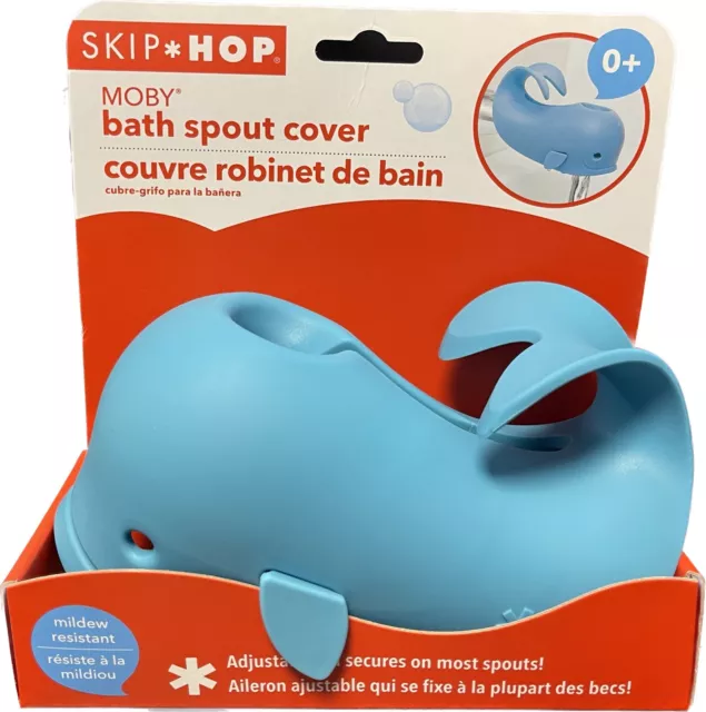 Skip Hop Moby Bath Spout Cover Whale Blue Universal Fit Adjustable