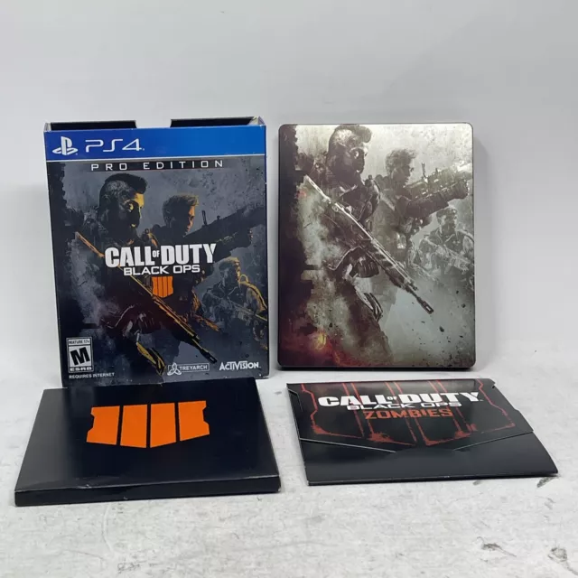 Call of Duty: Black OPS 4 Pro Edition (PlayStation 4, PS4) SteelBook