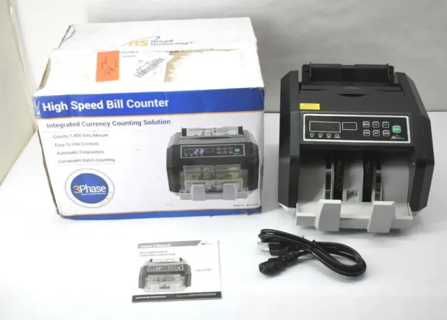 Royal RBC-ES200 Sovereign International Rear Loading High Speed Bill Counter