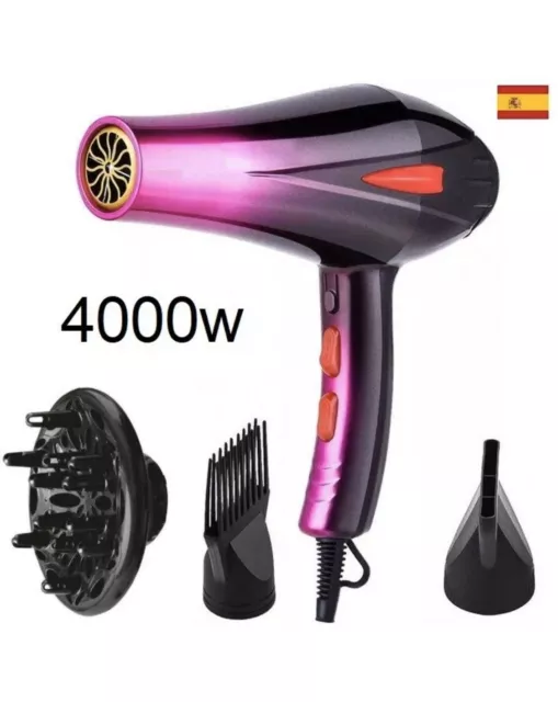 Secador de pelo Profesional 4000w Rainbow Walker 3 temperaturas 2 velocidades