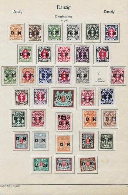 Danzig Sammlung ( gestempelt / Falz)  bitte ansehen / 45015 / #  220 5