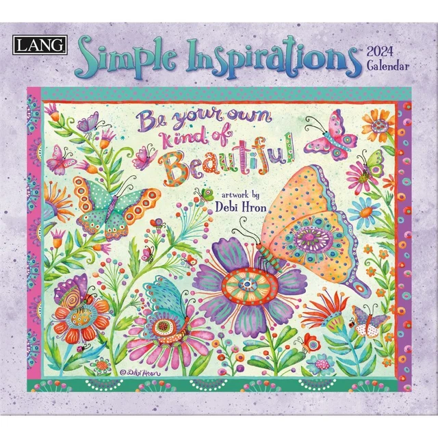 LANG COMPANIES, Simple Inspirations 2024 Wall Calendar $19.99 - PicClick
