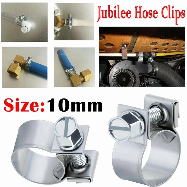 10PCS- Mini Fascette Stringitubo Clip Morsetto Fuel Linea Diesel Benzina Tubo
