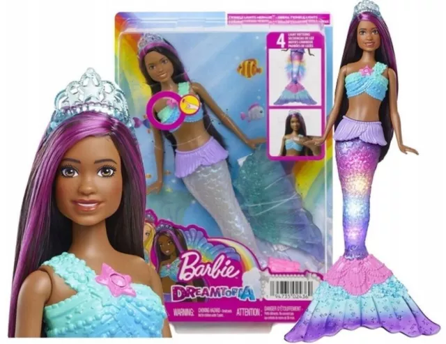 Barbie Dreamtopia Mermaid Doll Twinkling Lights Brooklyn HDJ37 Mattel