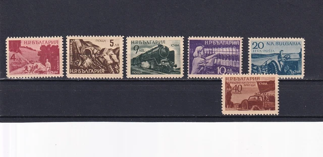 Bulgarien 1949 J. postfrisch Satz MiNr. 690-695 MNH(**)