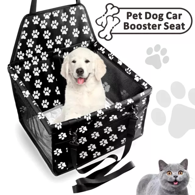 Folding Pet Dog Cat Car Seat Safe Travel Carrier Kennel Puppy Handbag Sided Bag