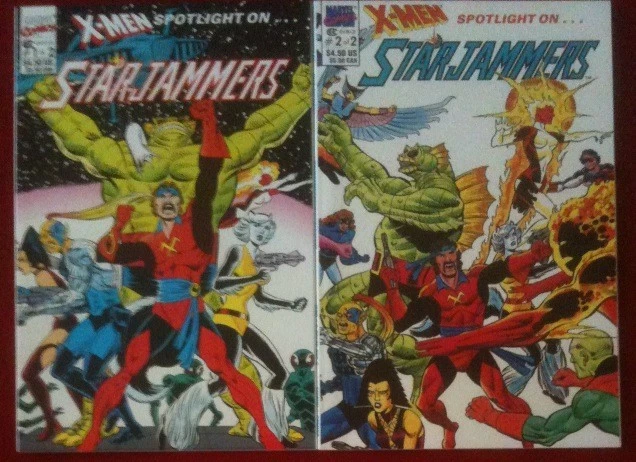 X-Men Spotlight On Starjammers (1990) #1 & 2 - Comic Books - Marvel Comics