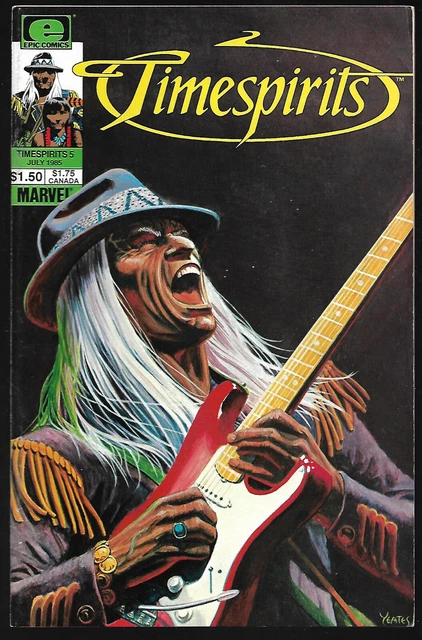 MARVEL / EPIC Copper Age: Timespirits #5 (Tom Yeates) Jimi Hendrix Tribute Cover