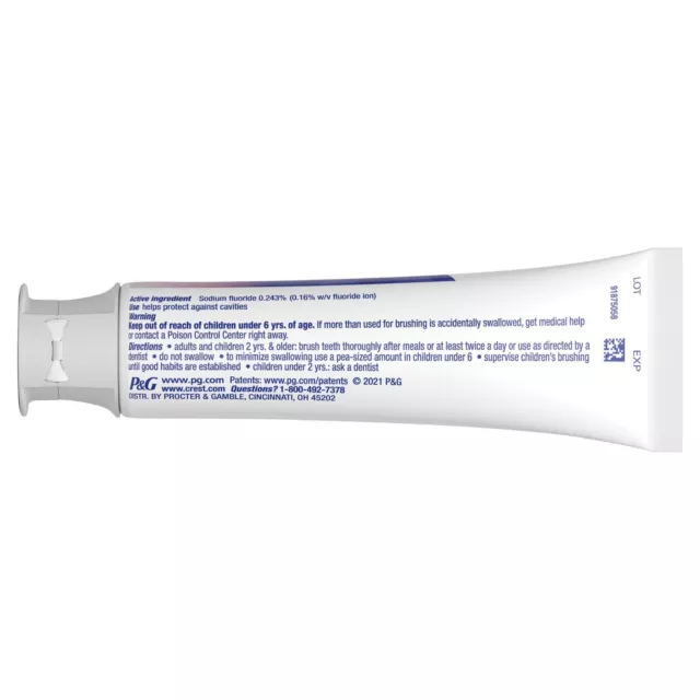 Crest 3D White Glamorous White Dentifrice - 3,8 OZ (107 G) Paquet de 2 3