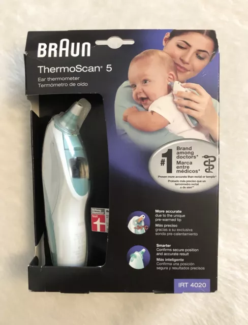 Braun ThermoScan 5 Ear Thermometer Digital LCD Display Baby Infant Adult