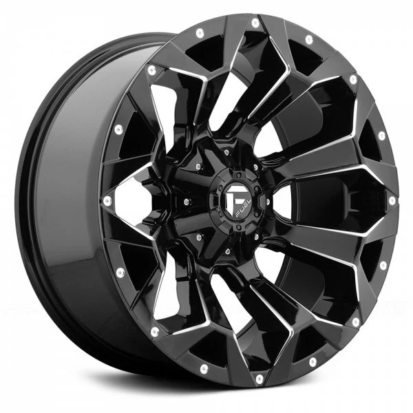 17 INCH BLACK Wheel Rim Fuel Assault D576 17x9 1 FOR Jeep Wrangler ...