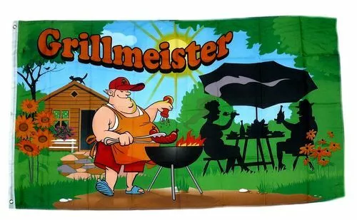 Flagge / Fahne Grillmeister Griller Hissflagge 90 x 150 cm