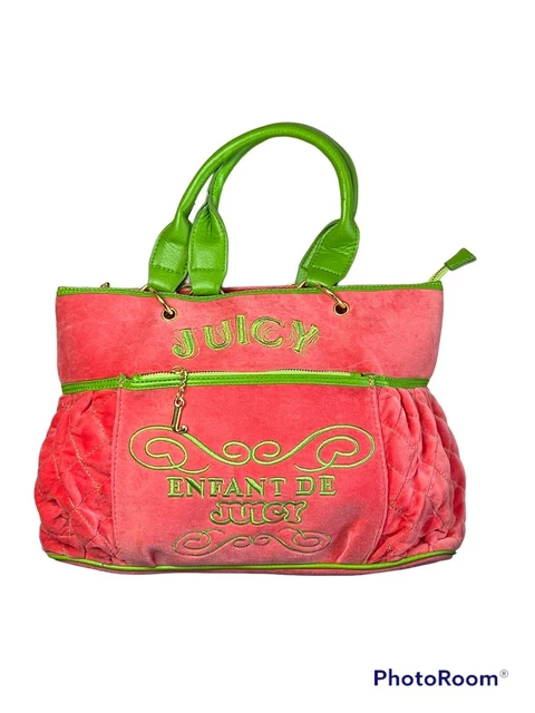 Vintage Juicy Couture Enfant De Juicy Terry Cloth Tote Bag
