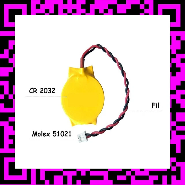 Pile CMOS BIOS Pour Ordinateur Portable HP 17-AK042NF - Neuve Sous Garantie