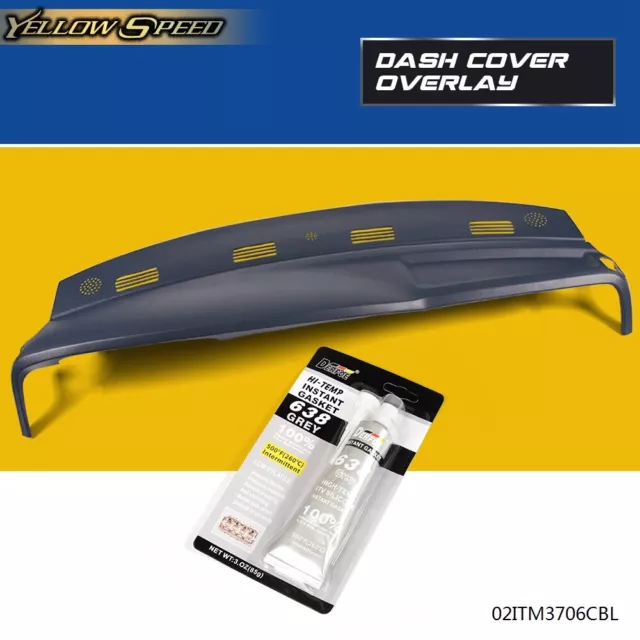Fit For 2002-2005 Dodge Ram 1500 2500 Dash Cover Cap Overlay Blue USA