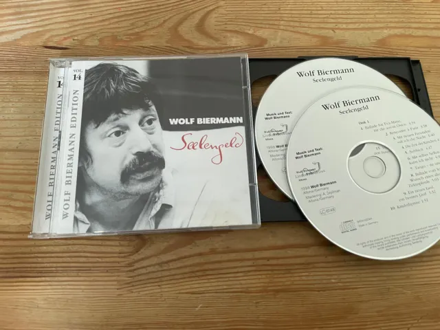 CD Chanson Wolf Biermann – Seelengeld WB Edition14 2CD (15 Song) WB LIEDERPROD