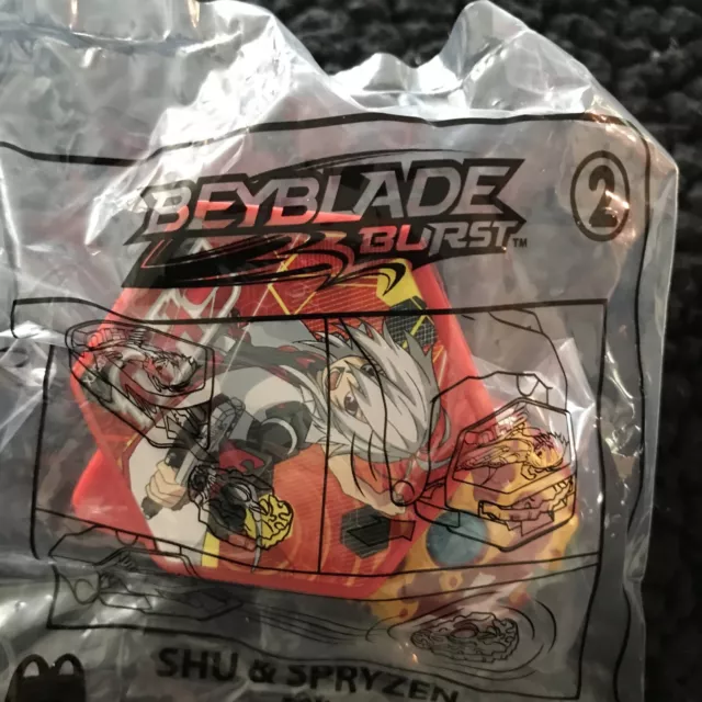 Beyblade Burst SHU Kurenai & SPRYZEN Supreme Four Raging Bulls. STOCKING  STUFFER