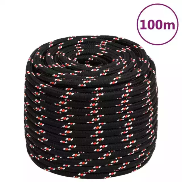 Corde de bateau Noir 16 mm 100 m PolypropylÃ¨ne